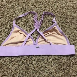 PINK Victoria's Secret Intimates & Sleepwear - Pink triangle lace bralette no liner PINK Victoria's Secret Intimates & Sleepwear - Pink triangle lace bralette no liner